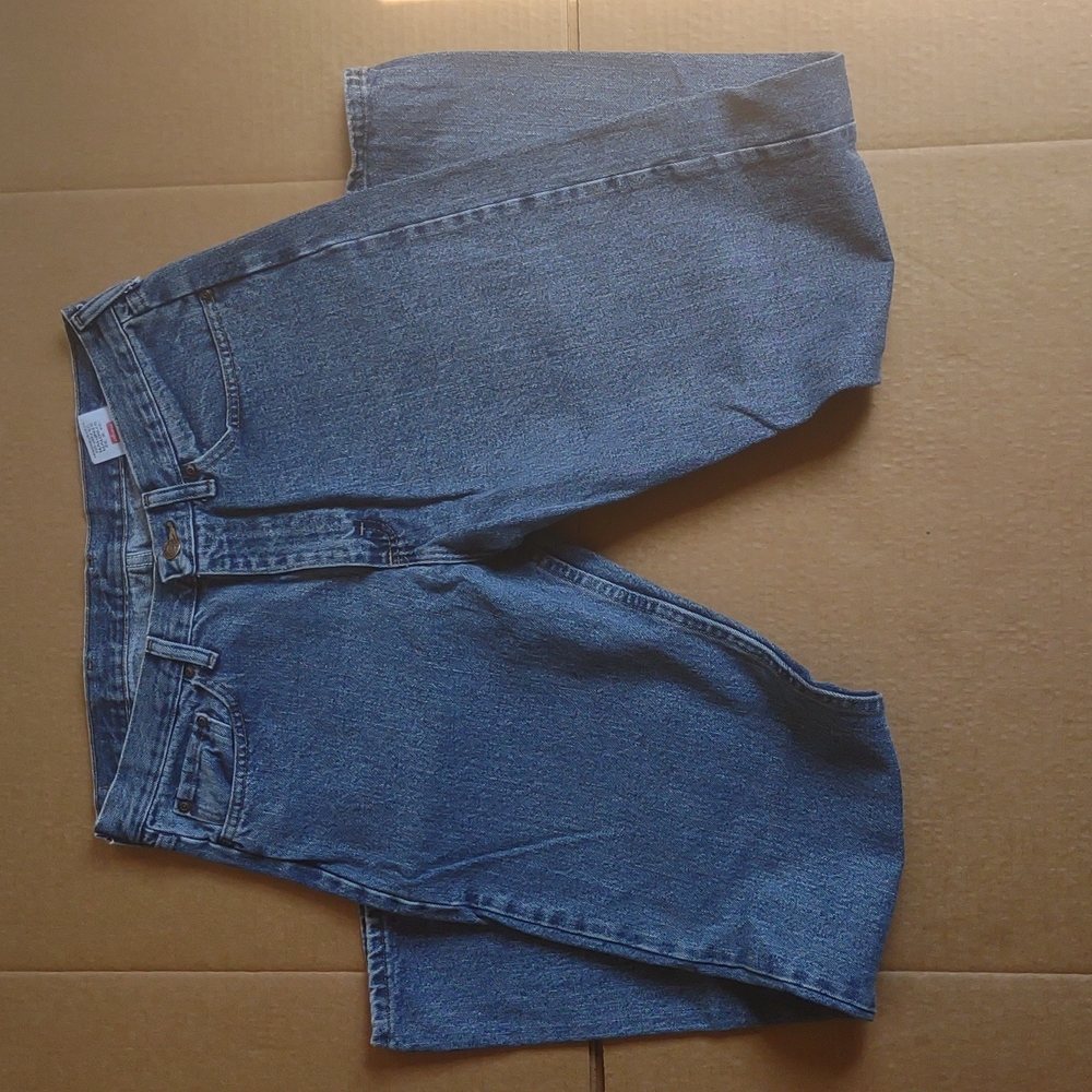 Wrangler Bootcut Blue 100% Cotton Jeans Men's Size 34x32